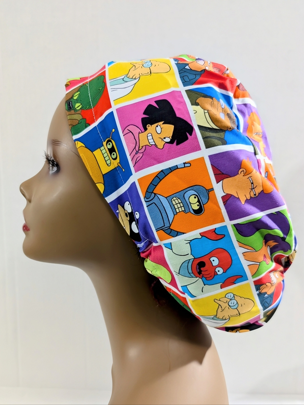 Futurama, Euro Style Scrub Cap, Scrub Cap, Chemo Hat